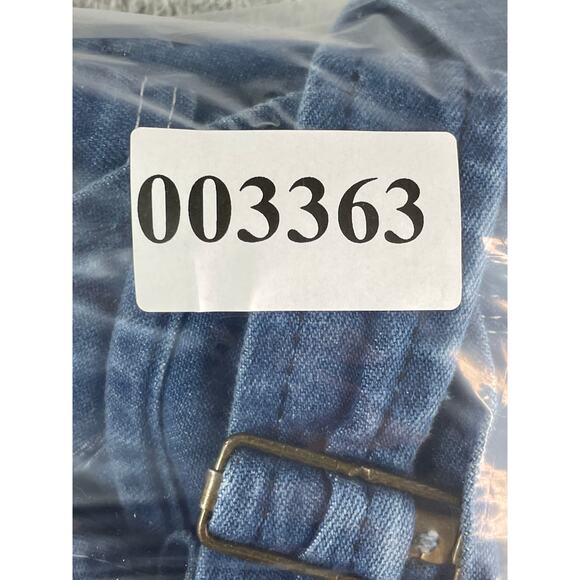 Key Apparel Bib Overalls Mens W38 x L30 Blue Jean Denim Baggy Long Pockets - Picture 7 of 7